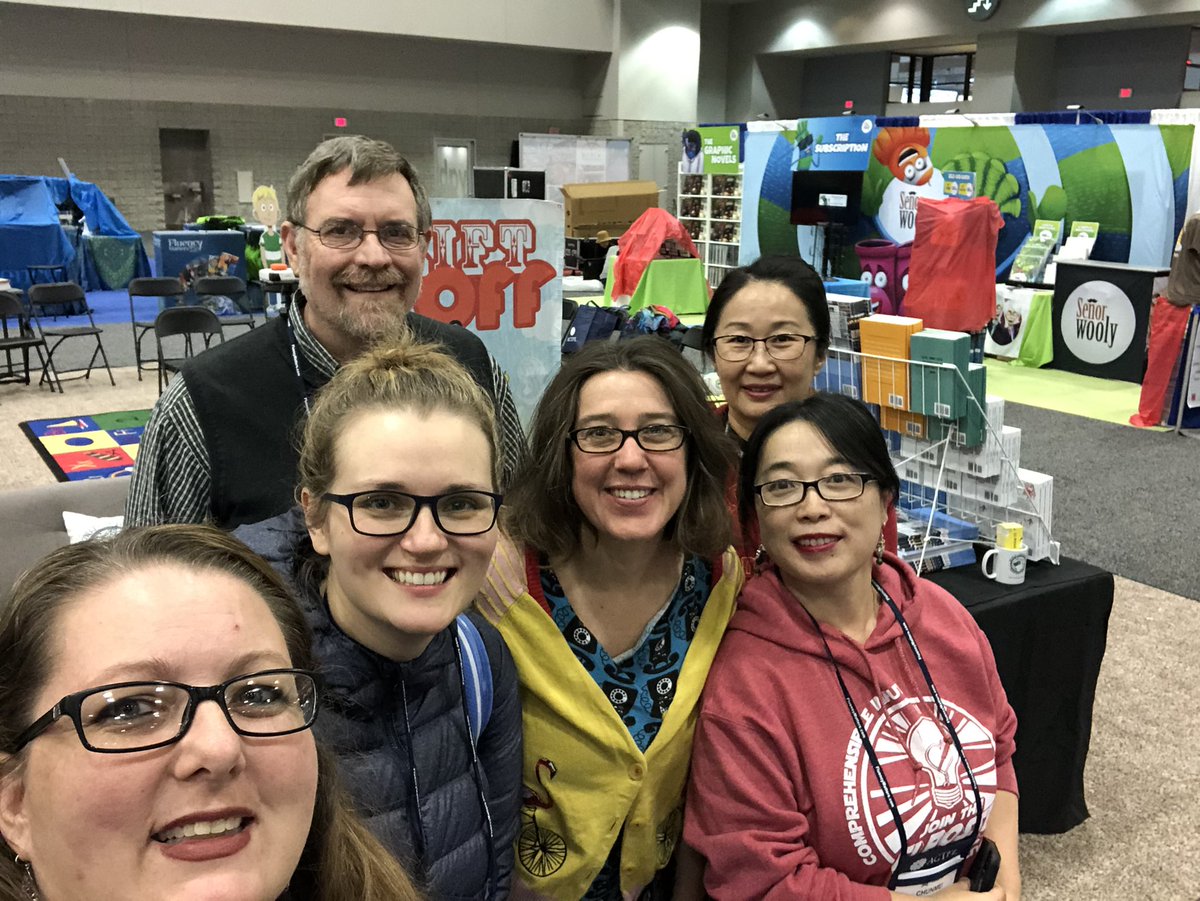 srakubeczka's tweet photo. So much learning at ACTFL19!! If you haven’t joined the Curriculum Club yet, come see the CIPosse booth #1104! See you there! Lots of demos!! I’m here all the way from @StrackKISD  #KleinFamily  #StrackSpanish https://t.co/4gtI9Uq21A