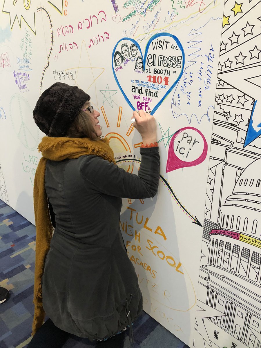 srakubeczka's tweet photo. So much learning at ACTFL19!! If you haven’t joined the Curriculum Club yet, come see the CIPosse booth #1104! See you there! Lots of demos!! I’m here all the way from @StrackKISD  #KleinFamily  #StrackSpanish https://t.co/4gtI9Uq21A