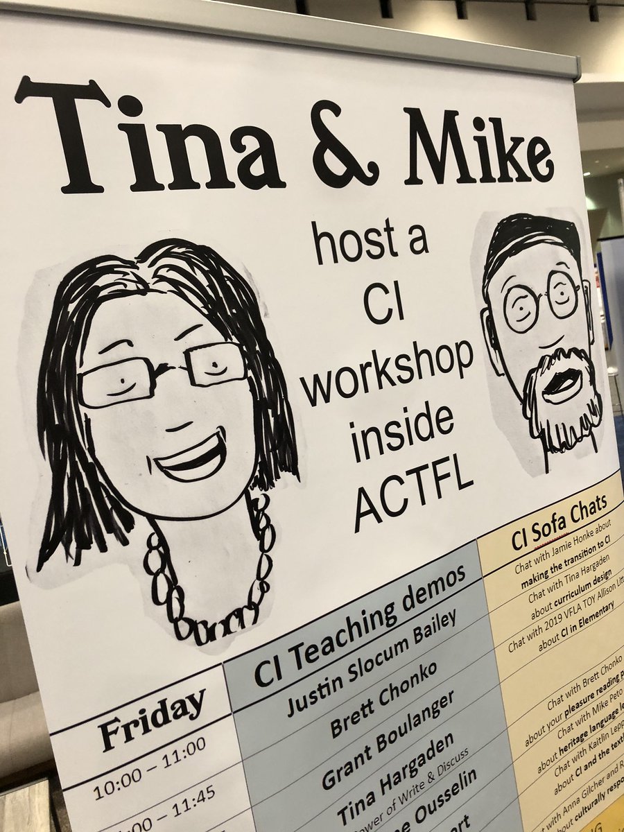 srakubeczka's tweet photo. So much learning at ACTFL19!! If you haven’t joined the Curriculum Club yet, come see the CIPosse booth #1104! See you there! Lots of demos!! I’m here all the way from @StrackKISD  #KleinFamily  #StrackSpanish https://t.co/4gtI9Uq21A