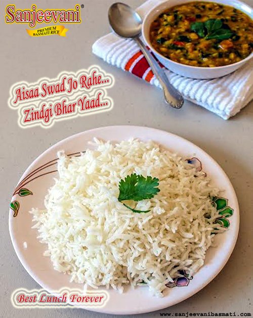 sbasmatirice's tweet photo. Add Sanjeevani Basmati Rice in Your Lunch...

#SanjeevaniBasmatiRice #PureBasmati #SKBrothers #BestLunch #Nutrition #Paddy #LongGrainRice #Food #Grocery #RiceManufacturer #RiceSupplier #RiceExporter https://t.co/CwwxEQl0W1
