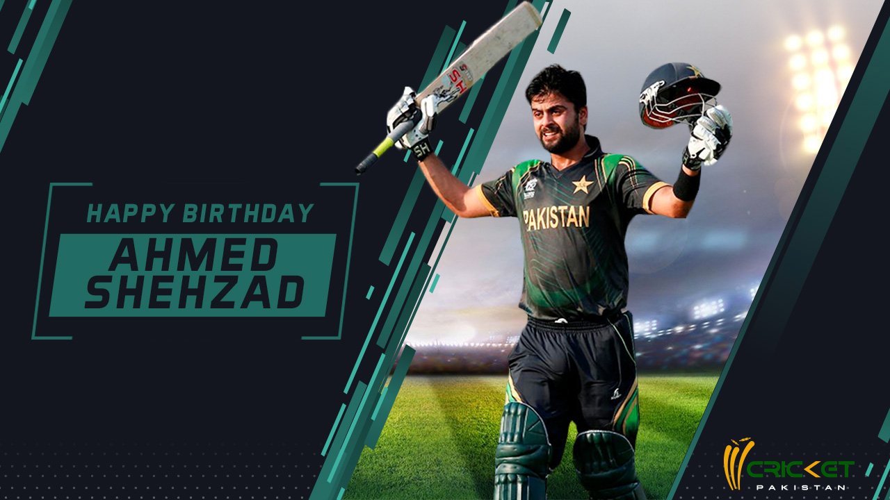 The only Pakistan player with a century in all three formats of the game Happy Birthday Ahmed Shehzad 