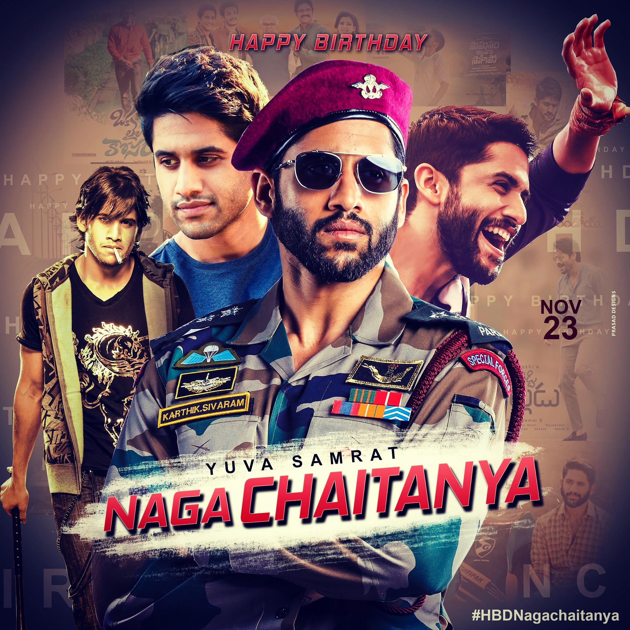 Happy birthday to you 
             YUVA SAMRAT 
      NAGA CHAITANYA    