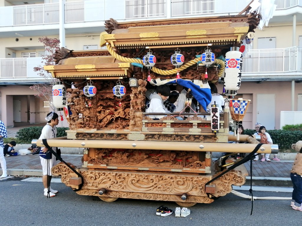 danjiri_jyouhou's tweet photo. 生野神社地車講、生野東一丁目から間もなく出発！ https://t.co/wVjDS24pim