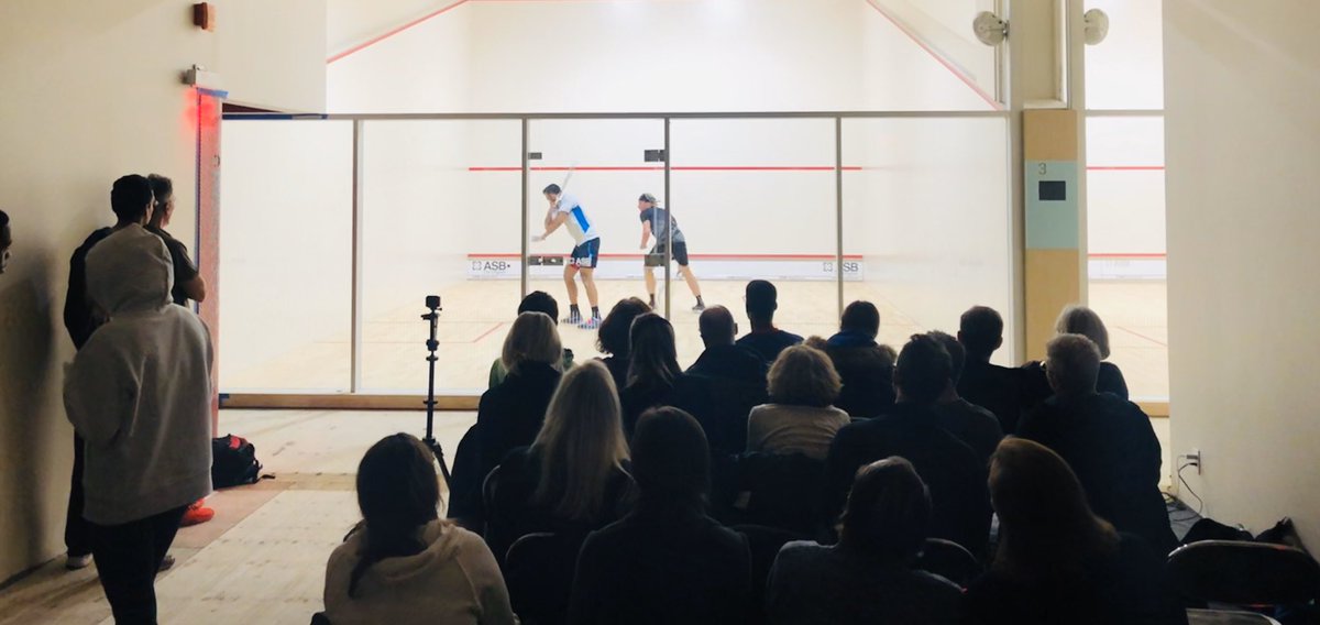 WeAreOpenSquash's tweet photo. Thanks to @nysquash for hosting the opening Pro Series exhibition at our club tonight! @PSAWorldTour @LivBlatchClyne @OliviaFiechter1 #proleague #squash #prosquash #nyc #newsquashclub https://t.co/5voBxWN4Ln