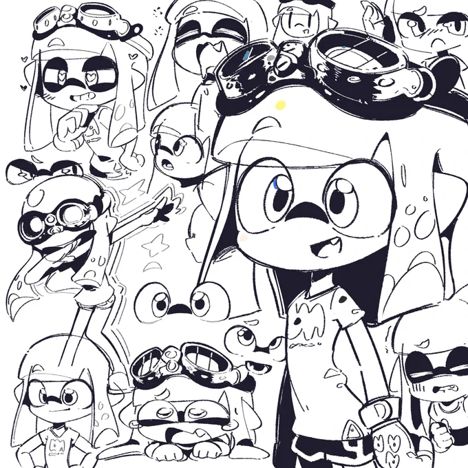 #Splatoon2 

주말은 아름다워⭐️⭐️ 