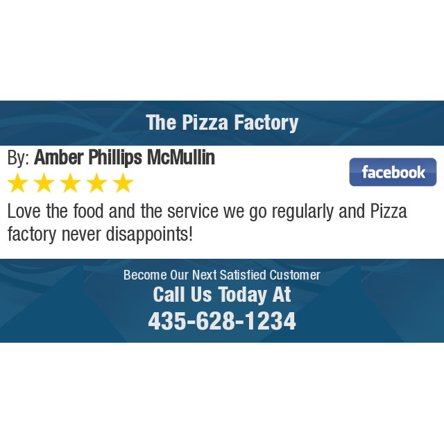 pizzafactorysg's tweet photo. 5 Star: Amber P. "Love the food and the service  we go regularly and Pizza factory never disappoints!" https://t.co/RGf64iW2vz https://t.co/cADom7hUlz