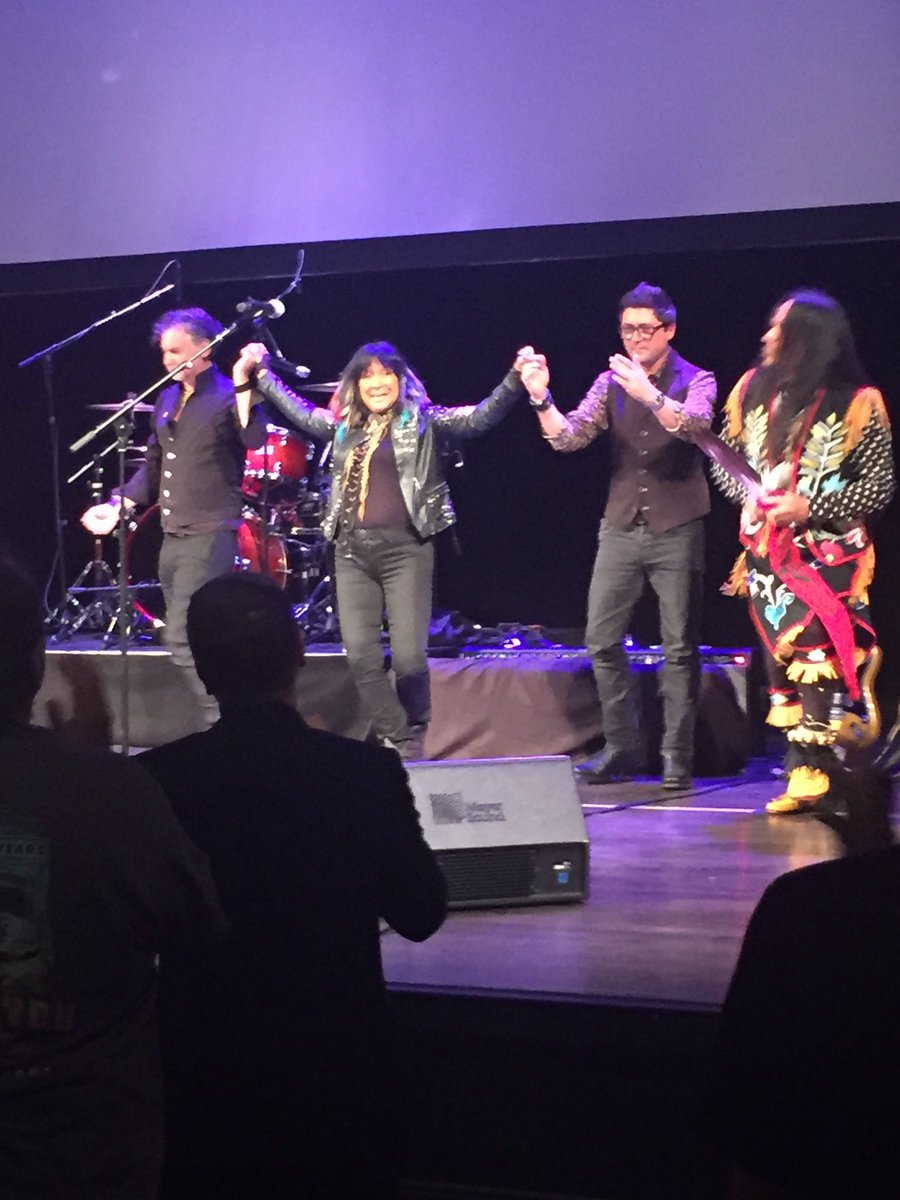 landalakes's tweet photo. @BuffySteMarie honoring 50 years of activism, never invisible never silent and an Academy Award Winner https://t.co/GDFzf9ttZk