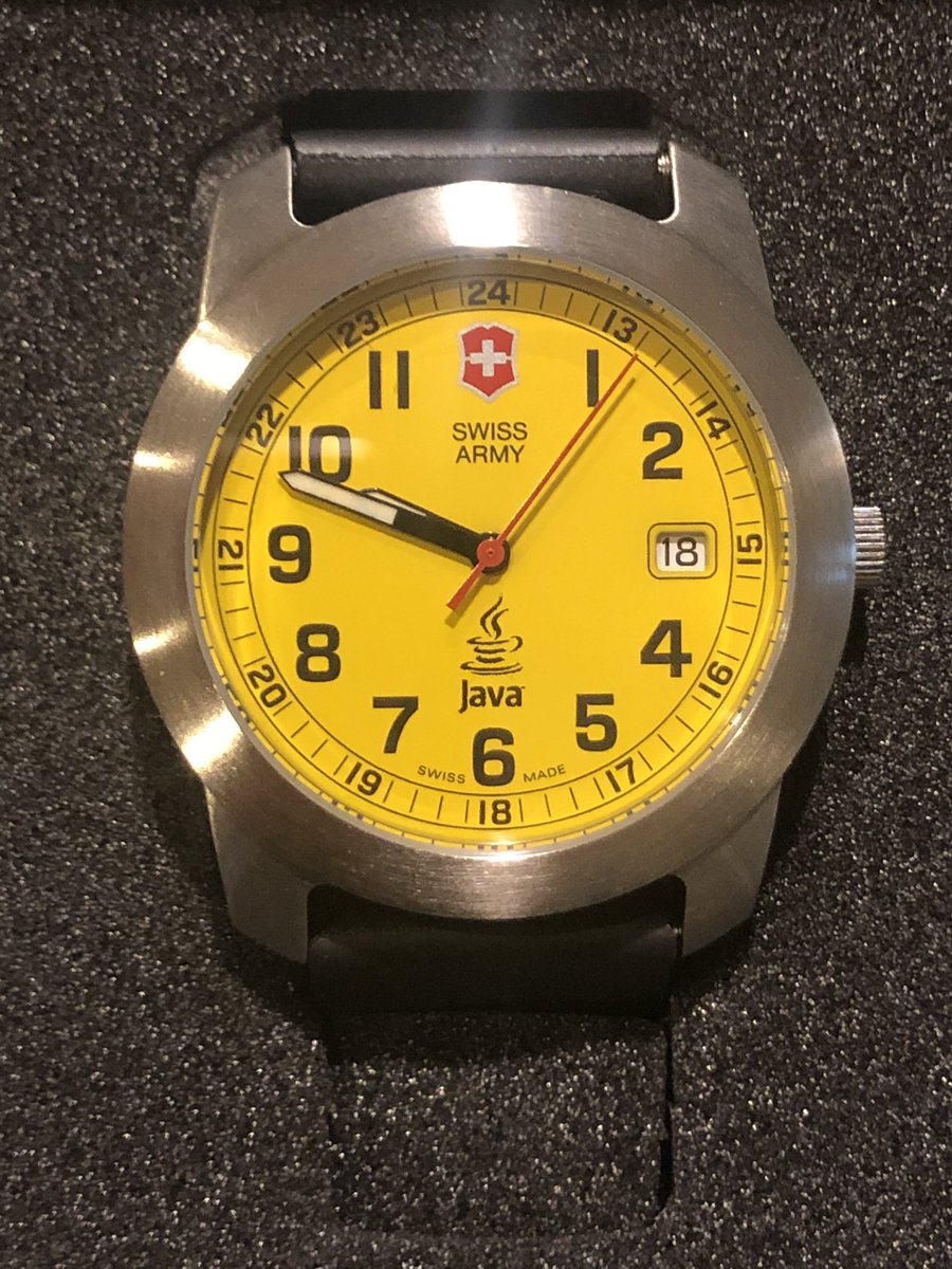 Sharat_Chander's tweet image. Priceless work treasures from my days at #SunMicrosystems 
☕️ #Java watch
☕️ #JavaDuke watch 
☕️ #PureJava world clock