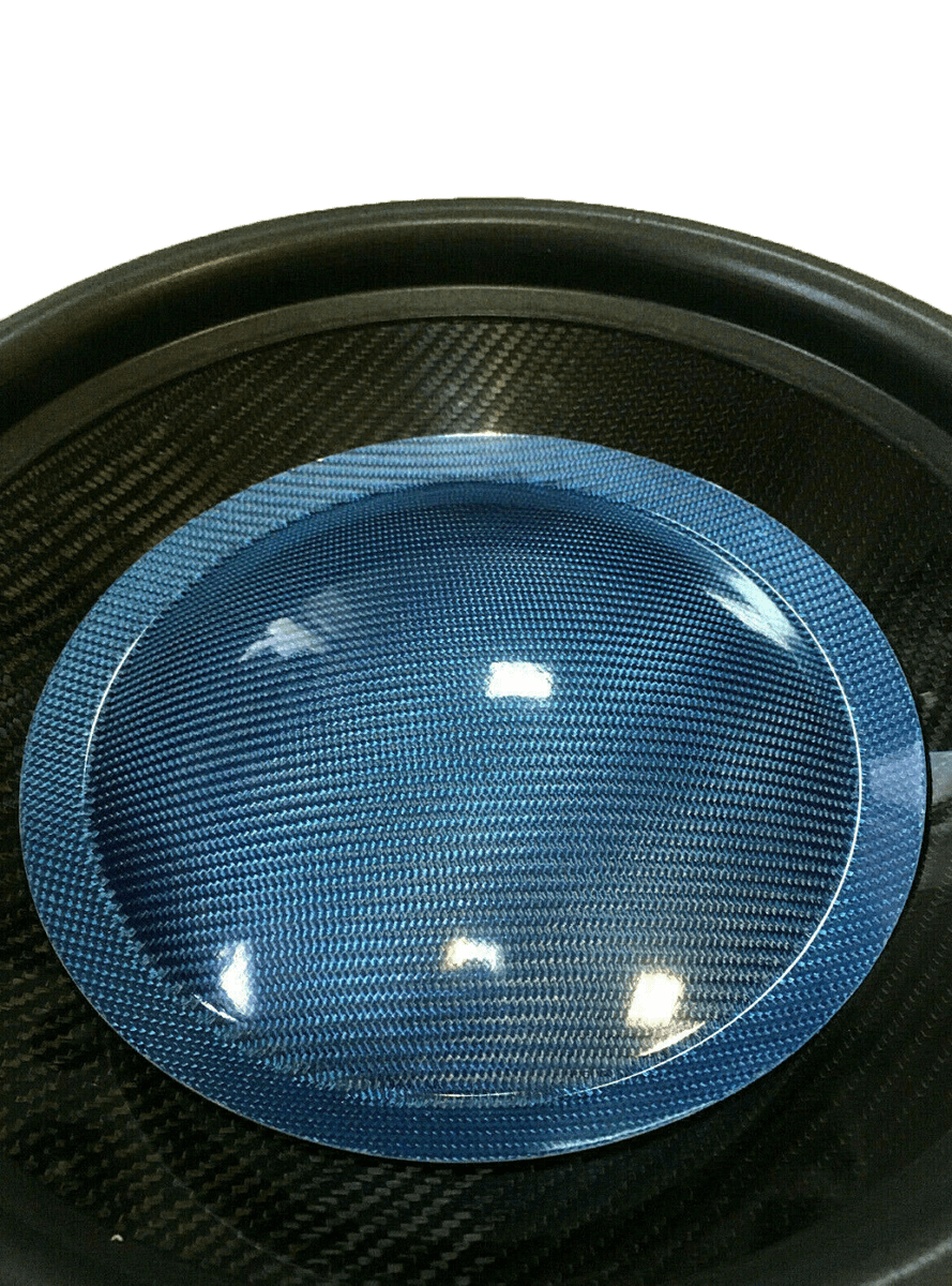 PierceAudio's tweet photo. 9″ (230mm) Blue CF Dust Cap https://t.co/prRYkkbBSz https://t.co/HPxFksgEZU