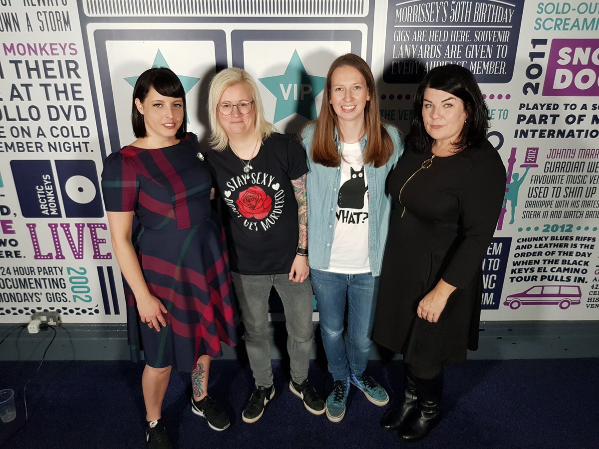 stephkied's tweet photo. There are no better people to meet than @KarenKilgariff and @GHardstark and you won't change my mind. #mfmlive #myfavoritemurder #ssdgm https://t.co/bFGTba32Z3