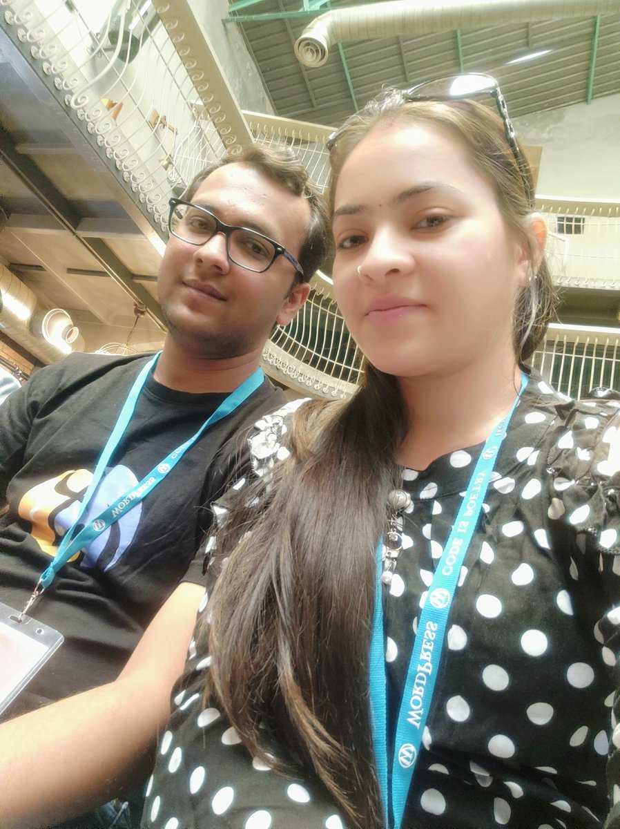 iamdharagandhi's tweet photo. Business Developer With WordPress Plugin Developer but they Looks like a cute and beautiful couple at @wcUdaipur
#wcUdaipur #WordCamp #wapuu #WordPress #Udaipur #WCudaipur #WordCamps #india #wpallsupport https://t.co/prNMgp7hOP