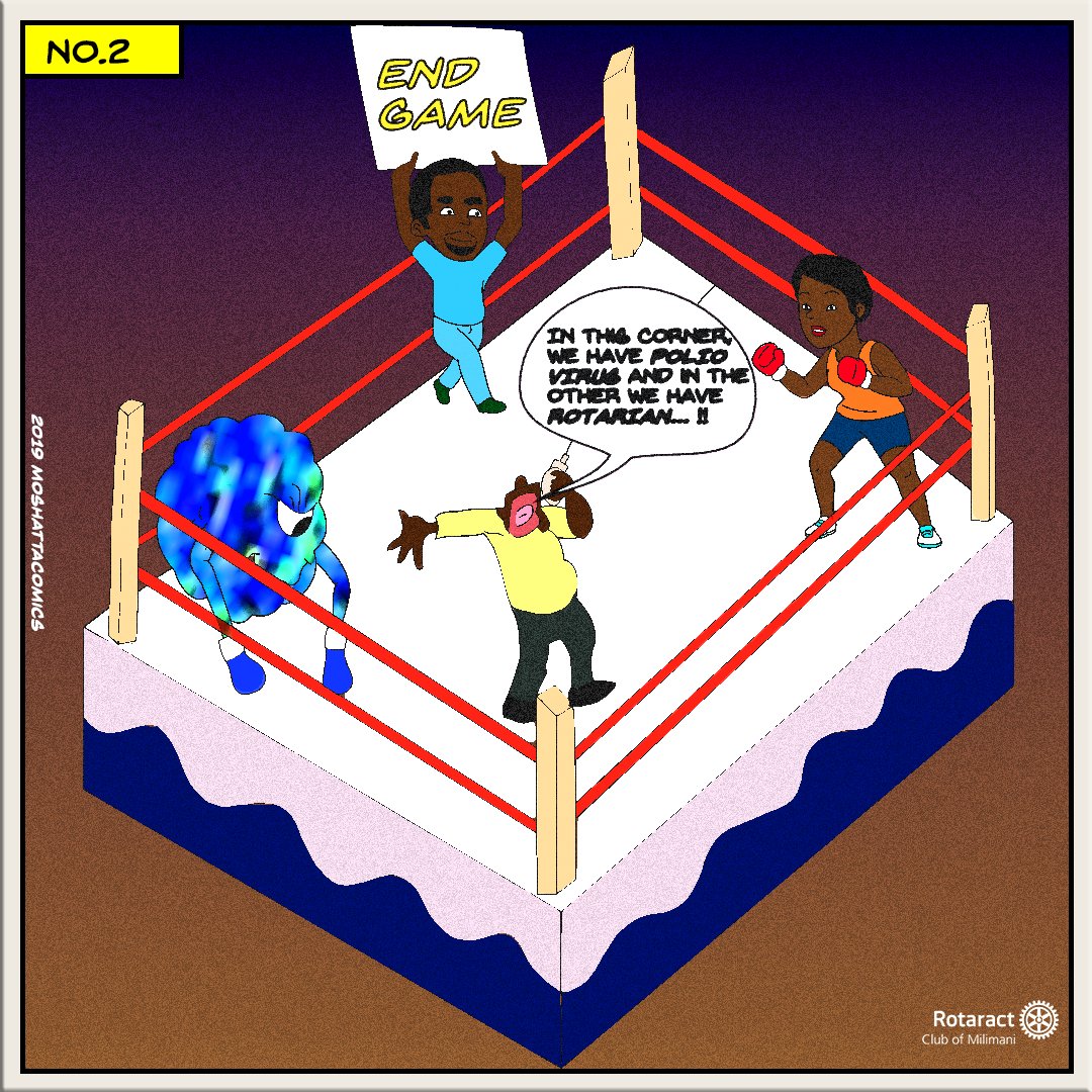 MoshattaC's tweet photo. Comic Strip For Rotary
#SaturdayComic
#racmilimani
#10over10 #Mpesa #KOTLoyals
#rotaryconnectstheworld
#EndPolioNow https://t.co/HGi6A1u0c3