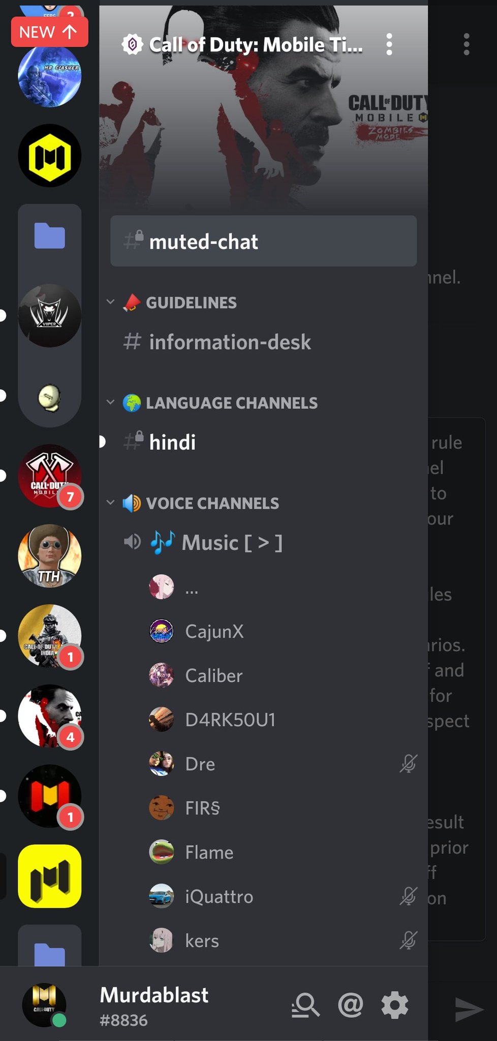 Murdablast YT on X: Official discord server got muted for