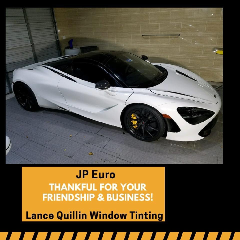 MobileAuto_Tint's tweet photo. Jason, It was our privilege to do business with you, and it will be our pleasure to continue working with you in the future. Thankful for the opportunity &amp; Proud of you -Lance Quillin #jpeuro #lancequillinwindowtinting
 #mobilewindowtinting  #720s #720sspider #720smclaren https://t.co/O9Dju0KoDX
