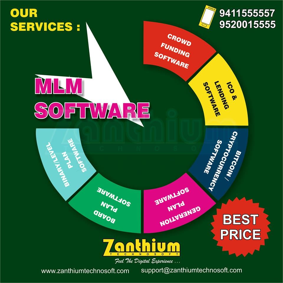 zanthiumtech's tweet image. If you want to start your own MLM Company
Don't Wait
We Are with You
Contact Us - +91-9520015555 / 9411555557
Zanthium Technosoft Pvt. Ltd.
zanthiumtechnosoft.com
.
.
.
.
#MLMSoftware
#boardplansoftware
#matrixplansoftware
#crowdfundingsoftware
#generationplansoftware