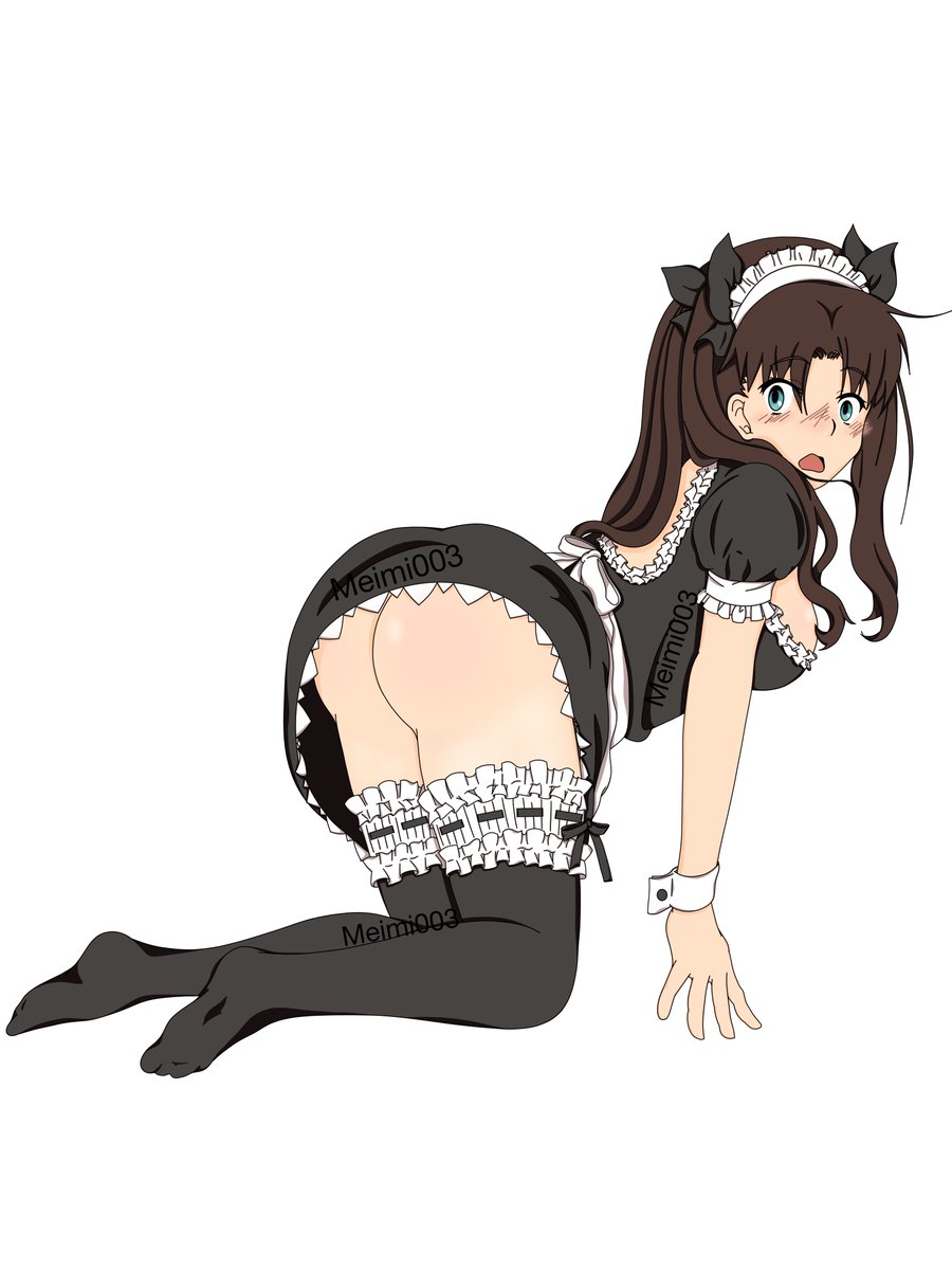 meimi003's tweet photo. Finally, completed my first #waifu #rintohsaka #rin #tohsaka from #fatestaynight #fateseries #typemoon in her #maiduniform #maidoutfit that I cosplayed as a few years back. Absolutely love the #assflash #buttflash because #butt is my absolute favorite part of her. https://t.co/rDOnDK8U2s