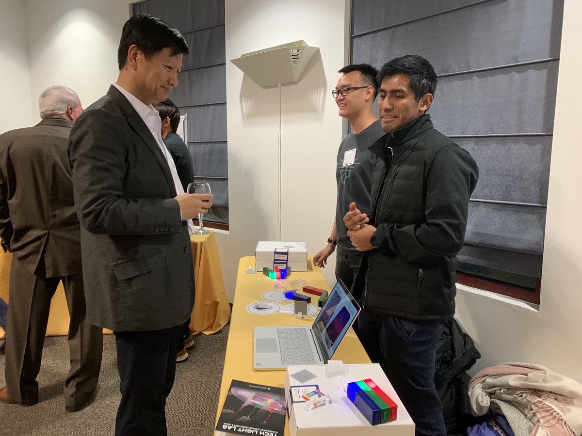OpticsUCDavis's tweet photo. Club presentation in UC Davis College of Engineering Alumni Event! Optics kits and club activities were shown to alumni. Welcome back and enjoy!
#OpticsClubUCD #imaging @UCDavisCOE @UCDavisBME @UCDavisECE https://t.co/vo0itnsW1y