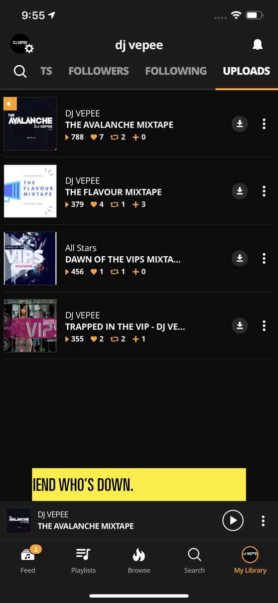 DJVEPEE's tweet photo. Did you miss any of the #vipdj mixtapes earlier this year,dont panic you can still catch up....Enjoy these throwback mixtapes in anticipation to LEVEL19’ dropping DECEMBER THE 1st
#BREAKING #Dj #TachaXCiroc #music #SaturdayMotivation
DOWNLOAD AND STREAMING LINKS⬇️
A THREAD!! https://t.co/LV4NW8eQED