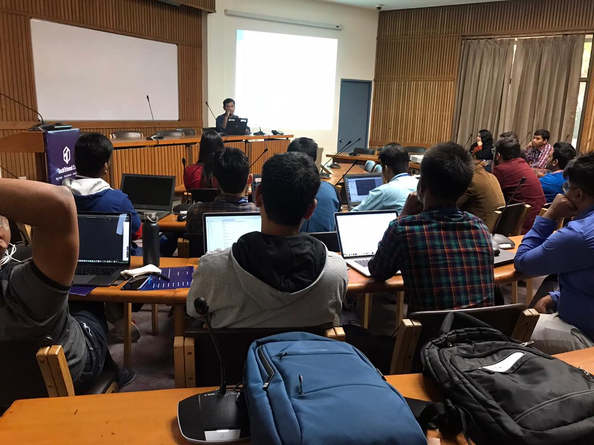 TechTriveni's tweet photo. After a great #workshop on #Akka we have kicked off our next session.
The workshop on #Scala is being led by @himanshug735 from @Knolspeak. Tune in to stay updated for more from #Techtriveni #eveent #techconference #techleaders #techcommunity #delhincr https://t.co/azkb66gXjC