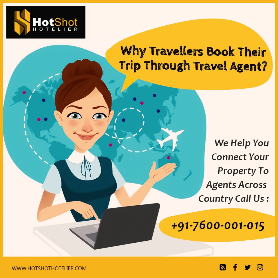 Travelers seek for travel agents to get an ideal package so that they could stay away from the hectic pressure of arranging services. Hotshot hotelier creates a platform for collaboration between hotels and travel agents. #revenuemanagement #ota #b2bcollaboration #hotshothotelier