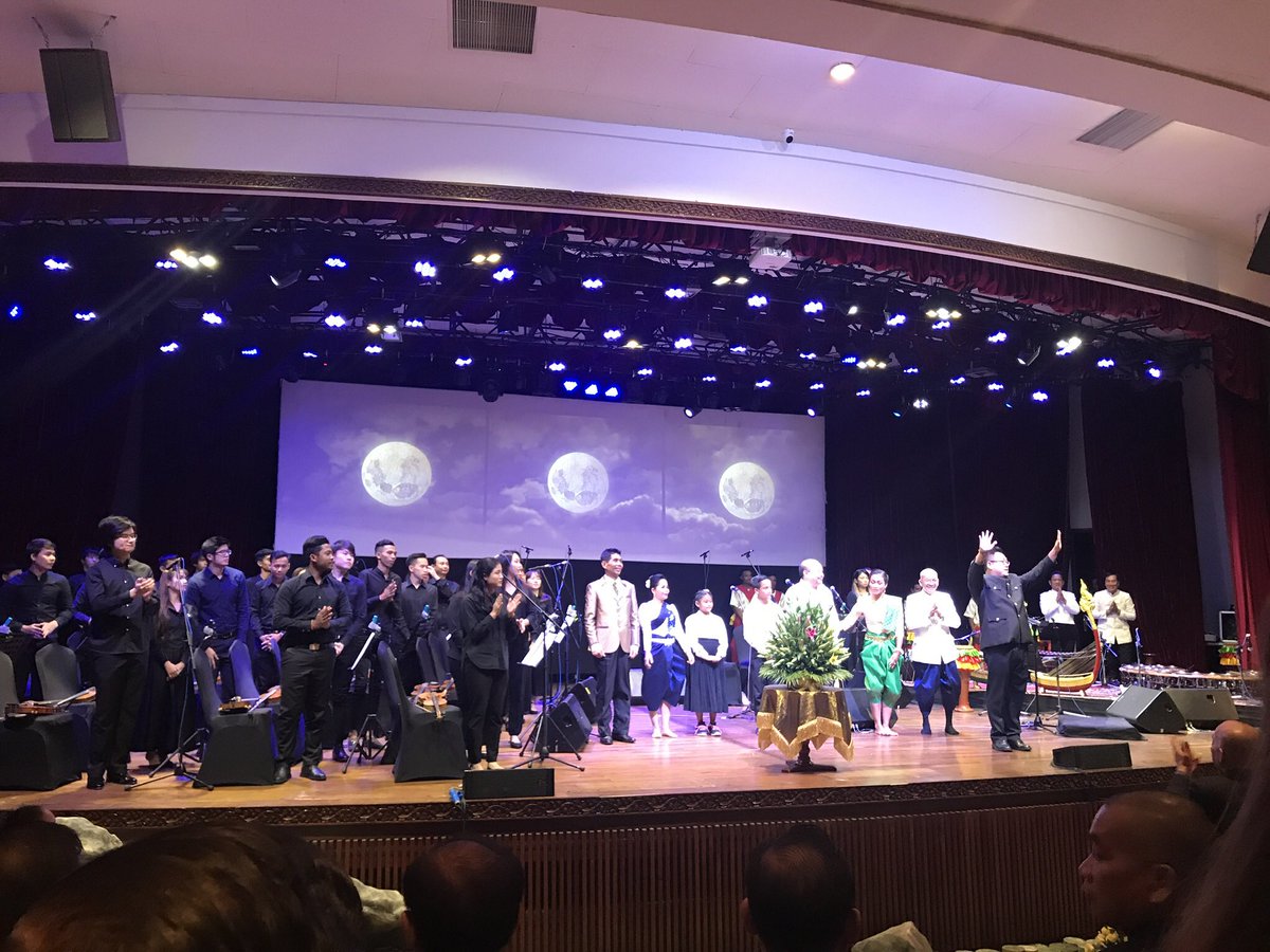 AusEmbPP's tweet photo. After a world premiere in 🇦🇺 at the 2017 @melbfestival we’re proud to have continued our support &amp; helped bring Bangsokol: A Requiem for Cambodia home as part of @CamboLivingArts #Arts4peace festival. A moving tribute to Khmer Rouge victims &amp; 🇰🇭’s resilience https://t.co/svKrwiGO75