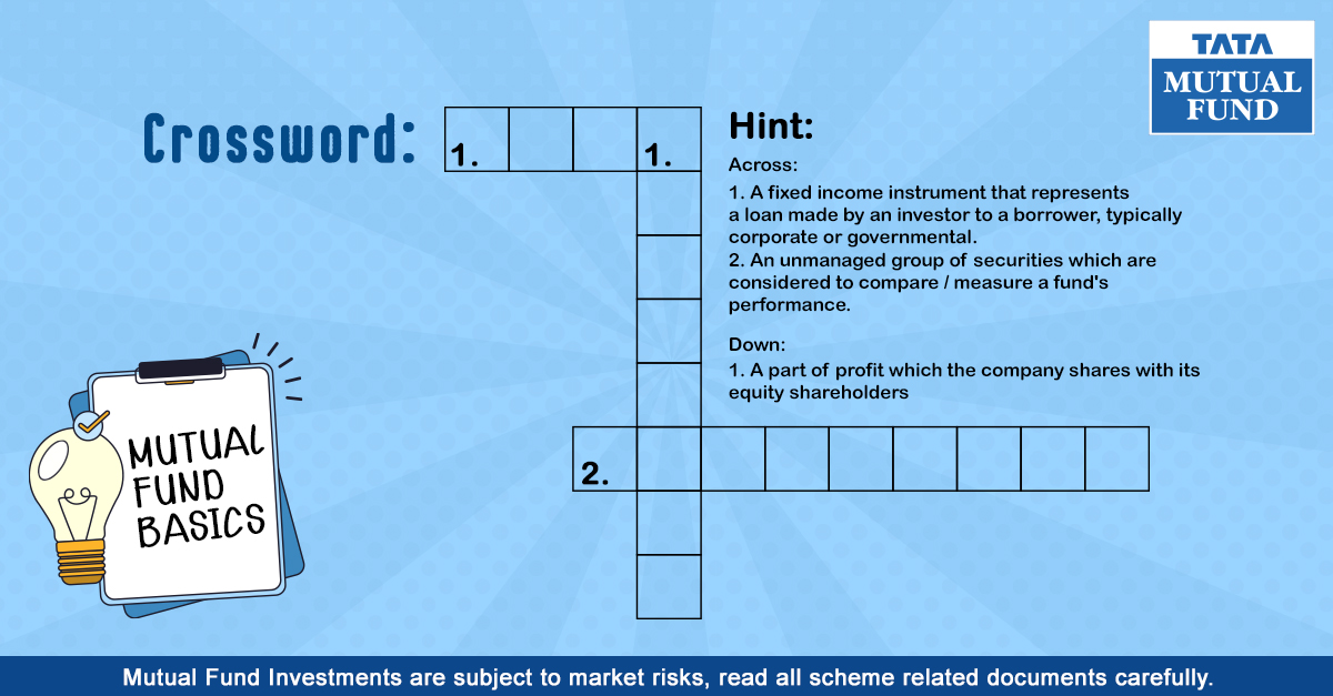 TataMutualFund's tweet photo. It's time to test your Mutual Fund knowledge! Mention the answers in the comments below to win exciting TMF goodies. #ContestAlert #MFBasics
Read rules and regulations here: https://t.co/79ttXN7IlU https://t.co/xpNERZcNXn