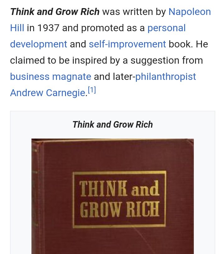 The next mental shift for me came from the same source that inspired Bob Proctor and led him from a highschool dropout to millions:Napoleon HillProbably the most powerful author of the last 100 years.His "Think and Grow Rich" is a landmark piece of work and a must read: