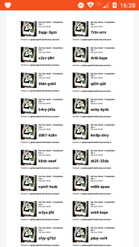 Getyourgenki's tweet photo. In order to celebrate one year of GYG we will have some gifts for you throughout the weekend!
Please enjoy these free DLC for volume 1. 
You can also use them without having a Bandcamp account! https://t.co/oeRiE1Vob8