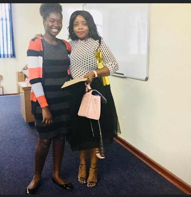 EmmaNxumalo's tweet photo. #DominicanConvent Empowereywomen empower women! One of these ladies is now doing farming all because of @ZwideVeggies ! #WomenInFarming #BossBabes #BulawayoToTheWorld thank you for the love💋 #MotivationalSpeaker https://t.co/5zBwQUvfm8