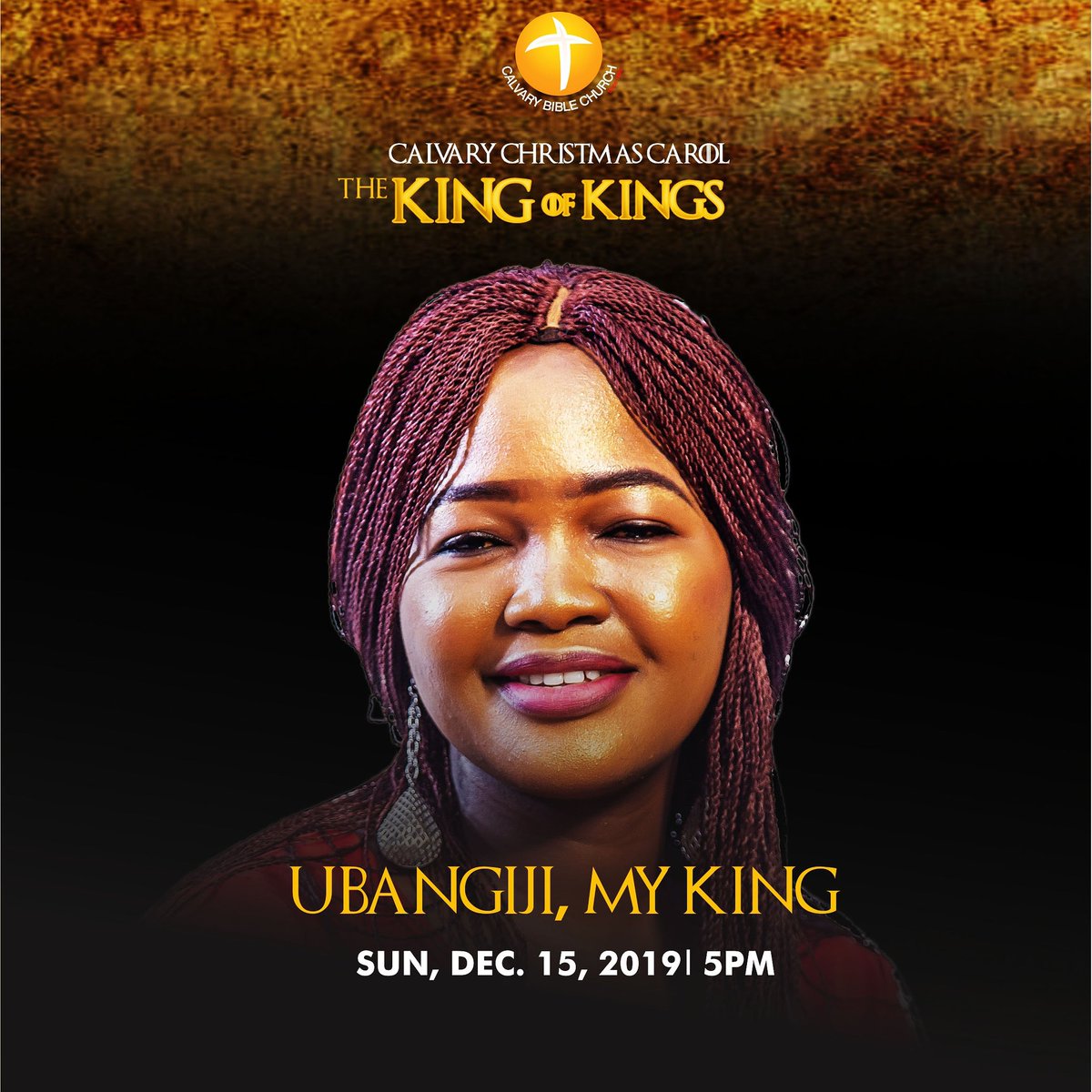LifelineChoir's tweet photo. UBANGIJI- THE SUPREME BEING is about the most popular name for God among the Hausas. 

Join us @ Calvary Bible Church on December 15, 2019 as we praise the Supreme God
#KOK #KingOfKings  #CalvaryChristmasCarol  #ChristmasinAlimosho #UBANGIJI #LifelineChoir #CBCGlobal #CBCNigeria https://t.co/FuBSVfBfcP
