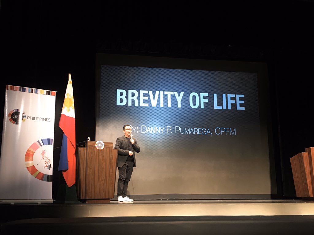 "Challenges are what make life interesting, overcoming them is what makes life meaningful" - Mr. Danny P. Pumarega

<a href="/unleashingideas/">Global Entrepreneurship Network</a> #GEW2019 #GEWPH2019 #GENPhilippines #GEWPhilippines #GEWBlueprintOfSuccess2019 #CBCPhilippines2019 #ExperienceEnterprise