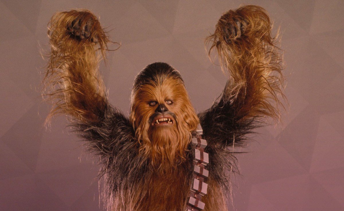 Then there’s the AMBOMINATION that is prequel Chewbacca. #notmychewie.