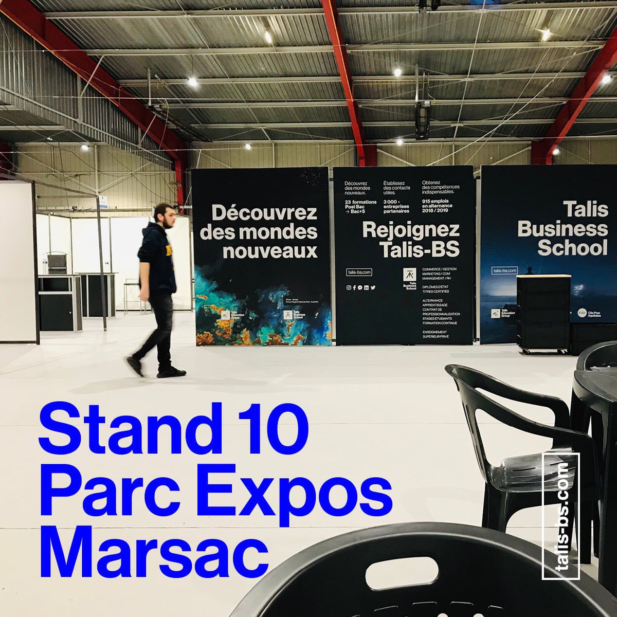 [SALON]
Salon Studyrama Études Supérieures de Périgueux / Samedi 23 novembre / Parc des expositions - Marsac > stand 10 
#talisbusinessschool #talisbs #perigueux #talisbeststories #premiercontact