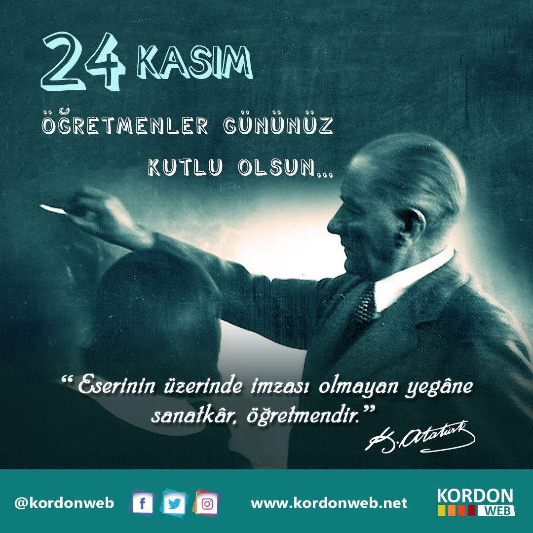 #24Kasım #24KasımÖğretmenlerGünü #24KasimOgretmenlerGunu #ÖğretmenlerGünü #OgretmenlerGunu #BaşÖğretmen #BasOgretmen #MustafaKemalAtatürk #Atatürk