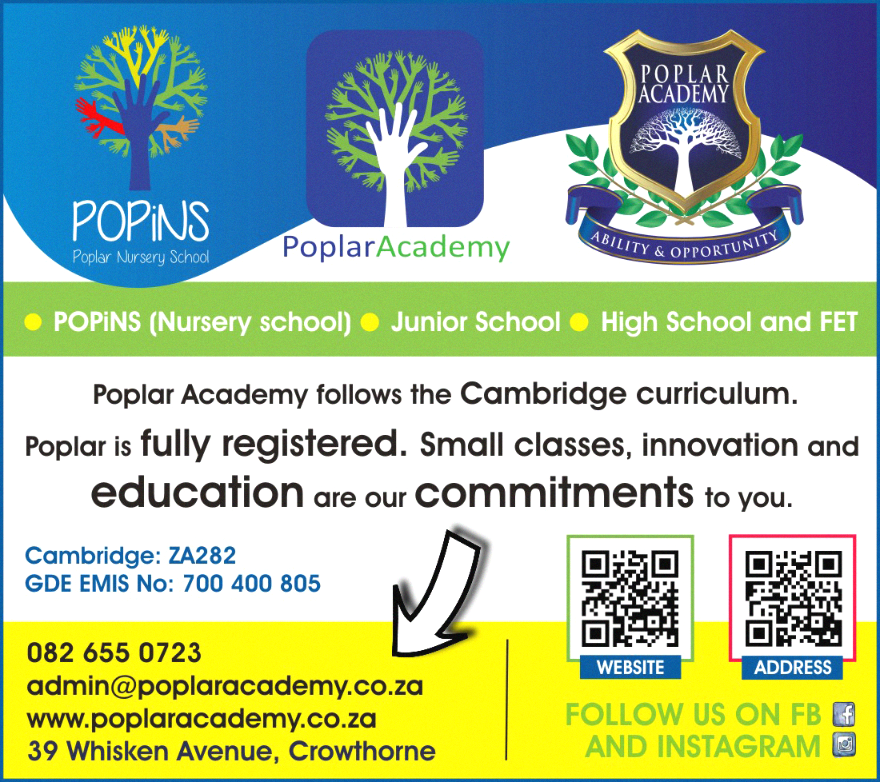 JoziMapsSA's tweet photo. Poplar Academy - Nursery School, Junior School &amp; High School, #Crowthorne, #Midrand - #school #education #poplaracademy #schoolinmidrand #gautengschool https://t.co/9b7I0c4HHF
