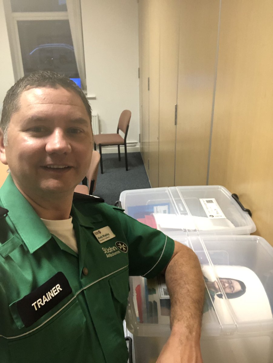 So excited! After a year in development, today we teach our first <a href="/stjohnambulance/">St John Ambulance England</a> trainers to deliver the Event Management Foundation level course. #mysjaday #StJohnPeople