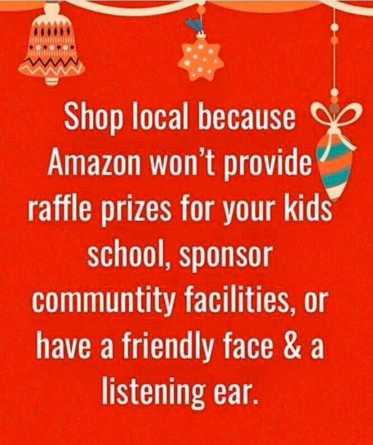 Try to spend a little money in your local community at an independent #smallbiz please this Christmas. Please RT. Thanks #EatShopBuyUseLocal #ShopLocal