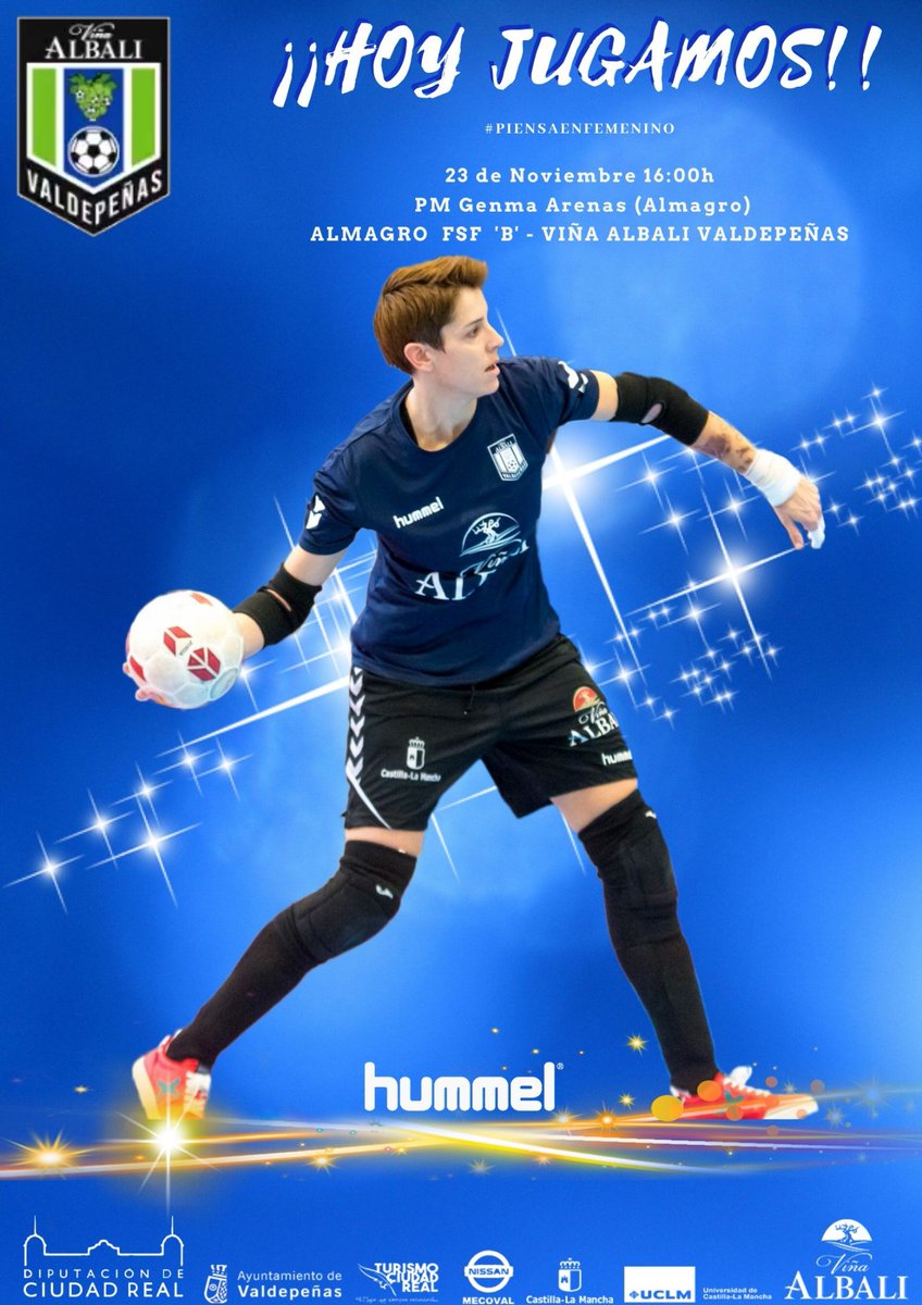 VinaAlbaliFS's tweet photo. |BASE AZULONA FEMENINO|
 ✨HOY JUGAMOS✨
⏰ 16:00h
📍 PM Gemma Arenas
🆚 Almagro FSF 'B'

#BaseAzulonaFemenina
#ValdepeñasNuncaSeRinde 
#TeamCLM https://t.co/ZHG5mW1t8R