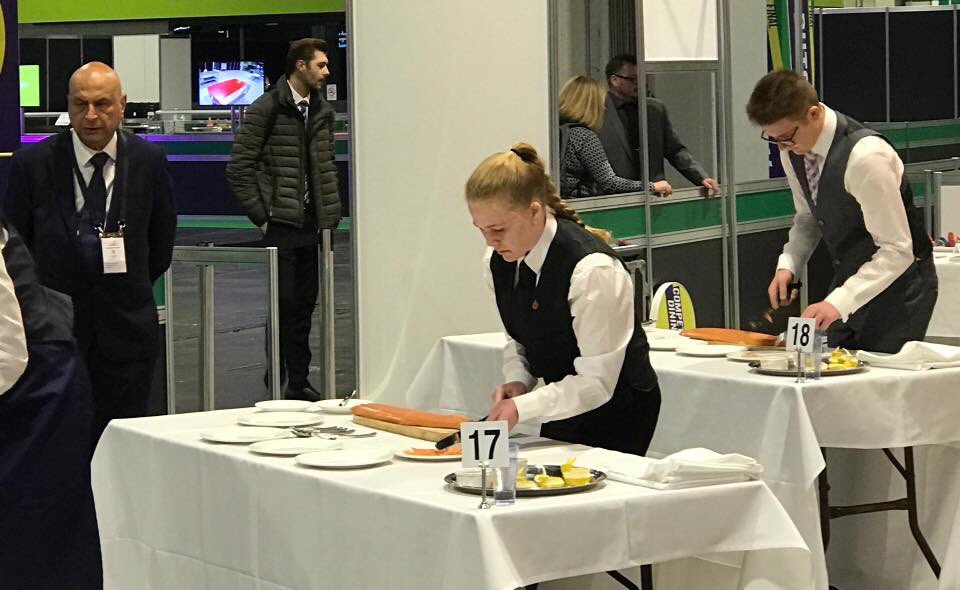 Final push today <a href="/talis_o/">Talis O’Brien</a> #RestaurantSkills <a href="/worldskillsuk/">WorldSkills UK</a> national final!
Light at the end of the tunnel...