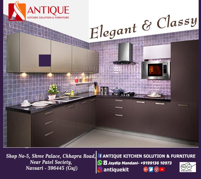 SolutionAntique's tweet photo. Kitchens with perfection at every step, for every space and budget with stunning looks and quality.

Visit:-
Shop No 5, Shree Place, Chapra Road, Near Patel Society, Navsari - 396445 (Gujarat)
Contact Number: 9913610973 https://t.co/cVLhATx8Ru