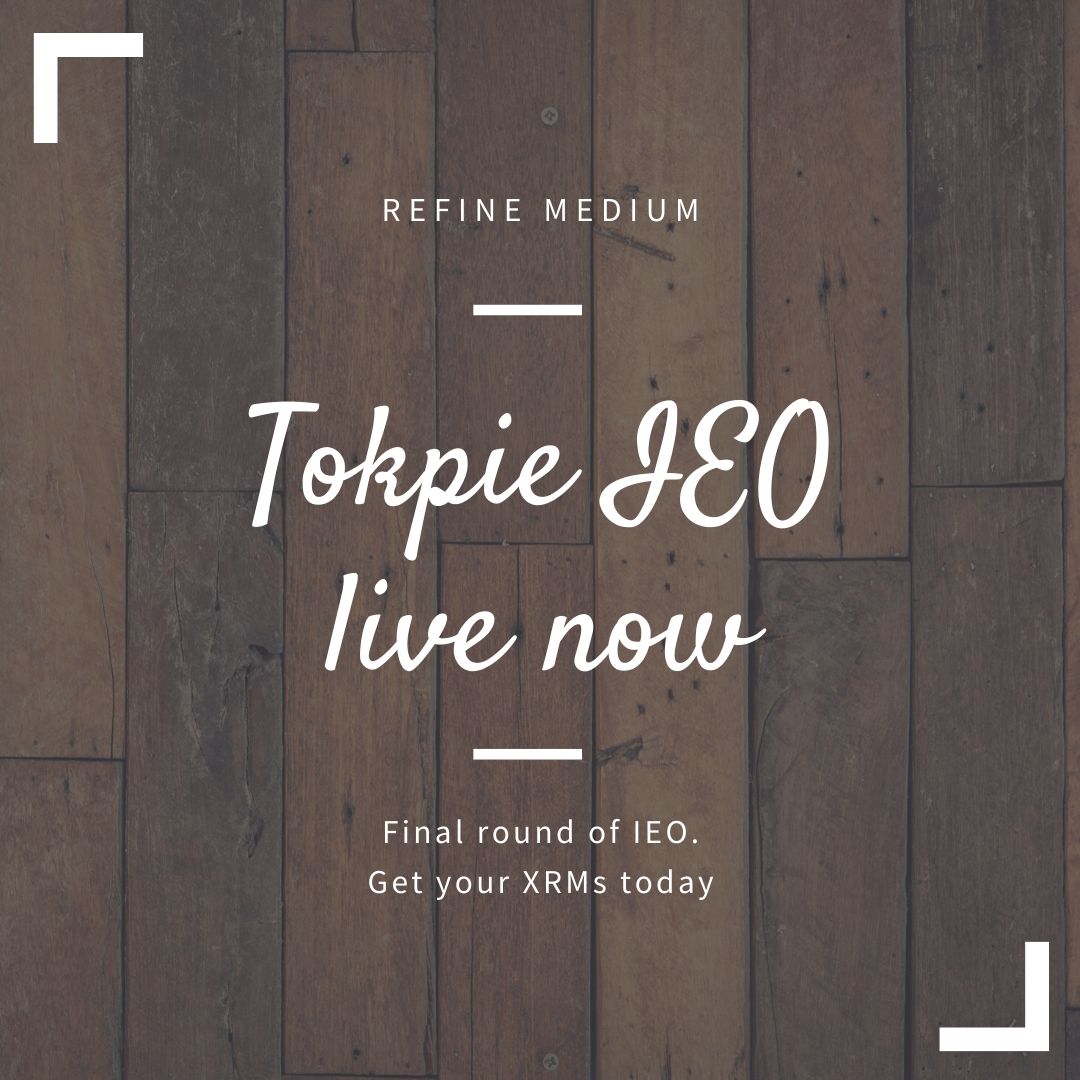 Refine Medium helps creators reach the top of Refine Rhombus. #media #XRM #tokensale #cryptocurrency #blockchain #IEO
<a href="/tokpie_io/">Tokpie</a> 
Final round of IEO on Tokpie. Follow the link below and be a part of the future:

tokpie.com/view_exchange/…