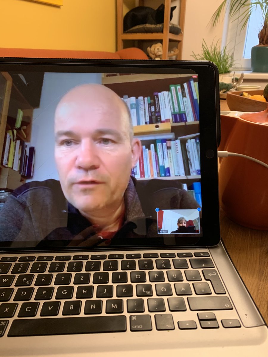 FrauMaier's tweet photo. Heute #ikfnewwork online Session, spät in meinem Fall einiges an CO2, zum Glück! https://t.co/xLERFVH8tn