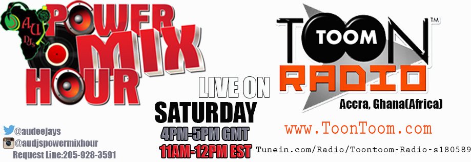 ToontoomRadio's tweet photo. The @audeejays are live on the #powermix show . Streaming in crystal clear quality https://t.co/71w3wgVITg