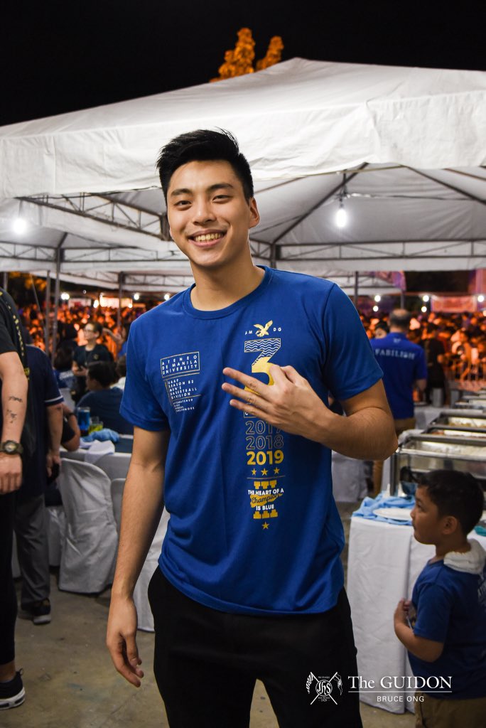 Gio_TheGUIDON's tweet photo. @TheGUIDONSports I’d say this year was harder because everyone was gunning for us. If you’re the 2x defending champ, people are gonna gameplan specifically for you. For me, it was a little tougher, but also more fulfilling.

Tyler Tio
 Men’s Basketball 

📸: Bruce Ong

#DynastyTheAteneoBonfire https://t.co/V71jcm56EM