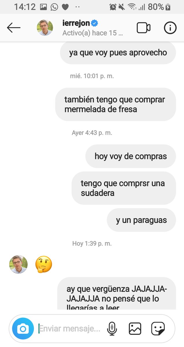soudipity's tweet photo. MI CONVERSACI��N CON @ierrejon: a thread 😳💖 https://t.co/0qkG0WJIX5