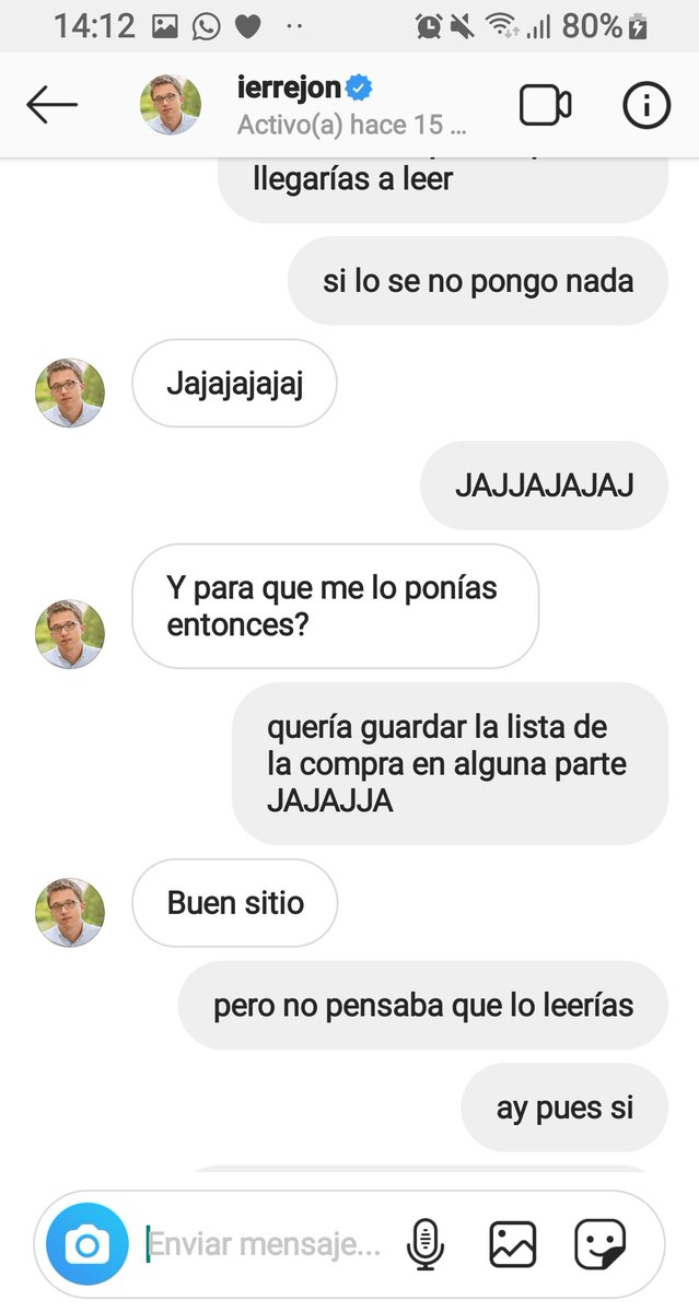 soudipity's tweet photo. MI CONVERSACI��N CON @ierrejon: a thread 😳💖 https://t.co/0qkG0WJIX5