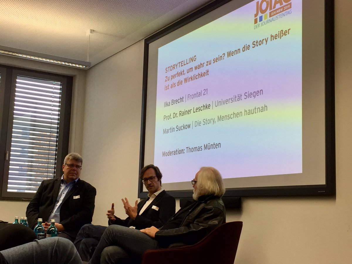 Storytelling ... manchmal bedeutet das leider auch „Stroh zu Gold zu spinnen“ #jnrw19 <a href="/DJV_NRW/">DJV NRW</a> #Journalismus
