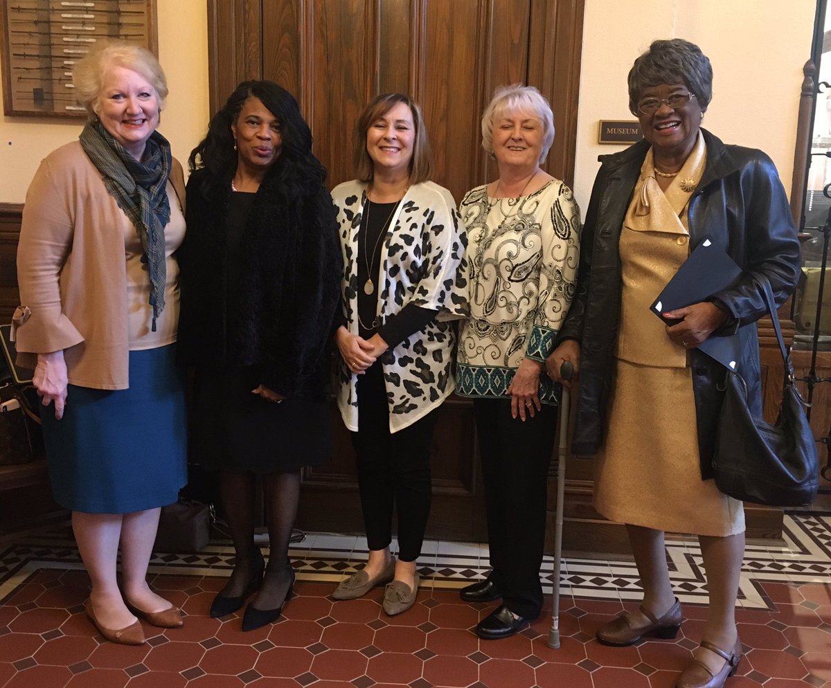 A privilege to be honored by Denton Co Commissioners w/ these women: >100 combined years of serving Denton Cty’s abused/neglected children!