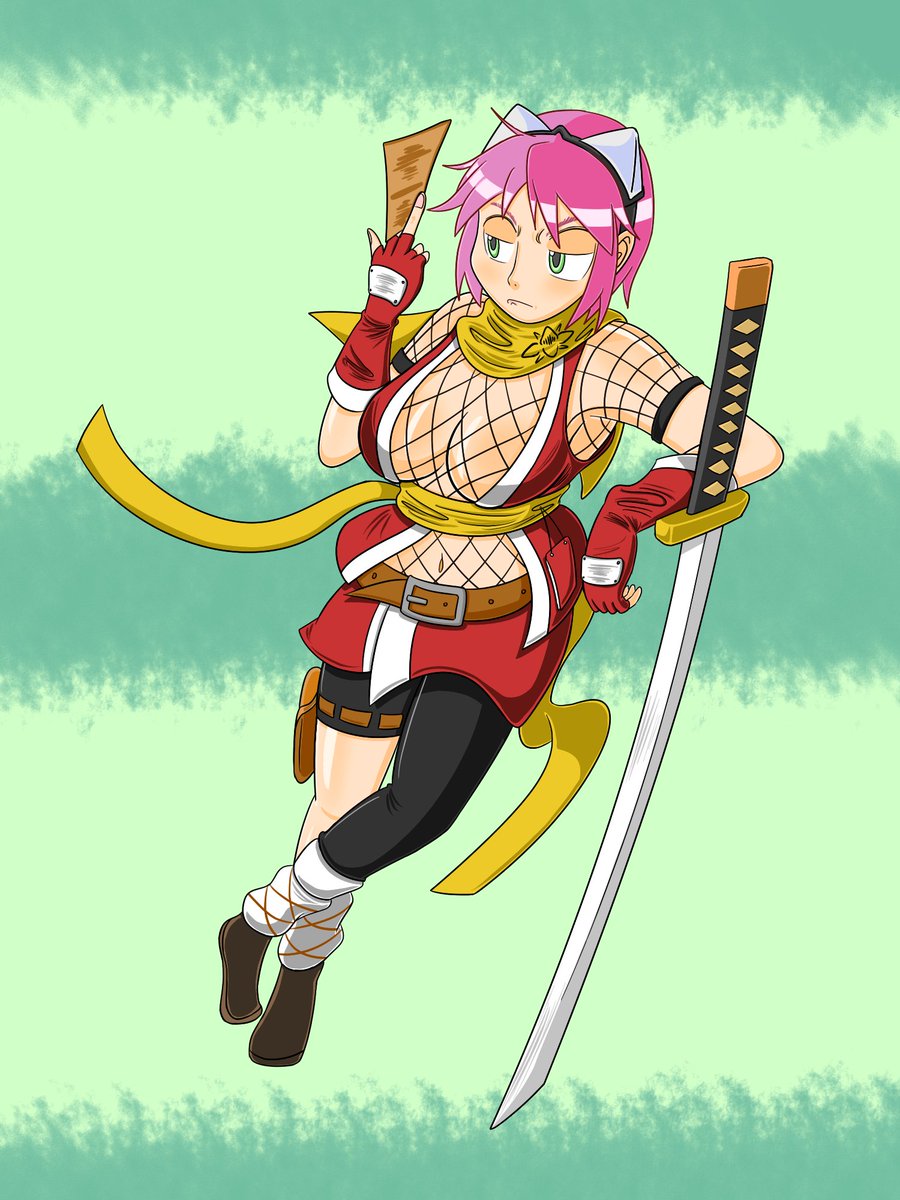 Izuna, the titular unemployed ninja from a series of Nintendo DS
