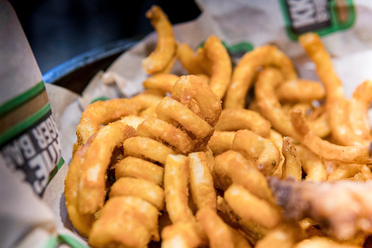 they're back! you asked for them ,you got em #curlyfries
 #bestburger <a href="/KKatiesBurgers/">KKatie's Burger Bar</a>